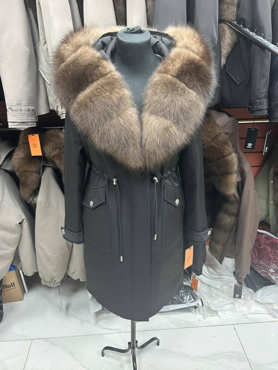 парка женская с натуральным мехом,парка с натуральным мехом,парки с мехом песца,парка с мехом,зимняя парка с мехом