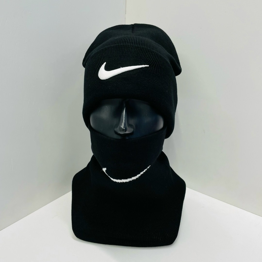шапки найк мужские зимние,мужской комплект nike шапка +снуд,шапка и снуд,шапка со снудом мужская,комплект шапки