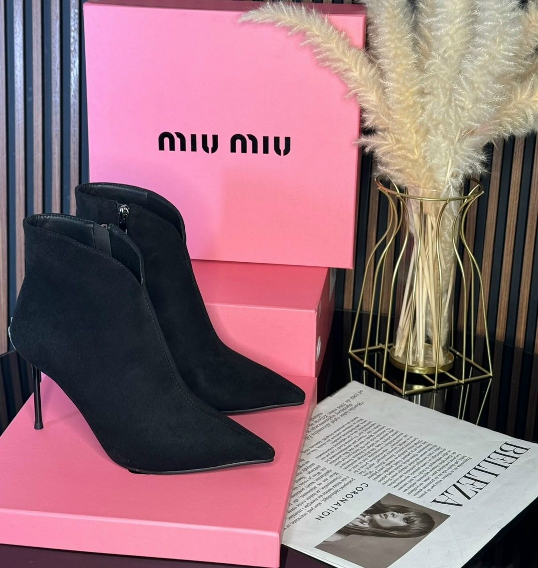 ботильоны miu miu,,ботильоны женские,ботильоны лаковые,стильные ботильоны