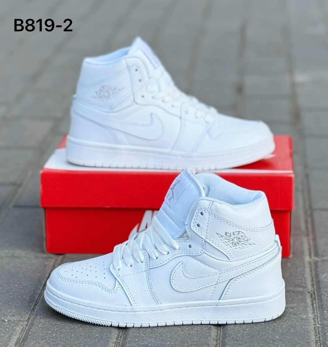 air jordan 1 mid triple white,nike air jordan 1 mid,мужской кроссовки,кроссовки,спортивная