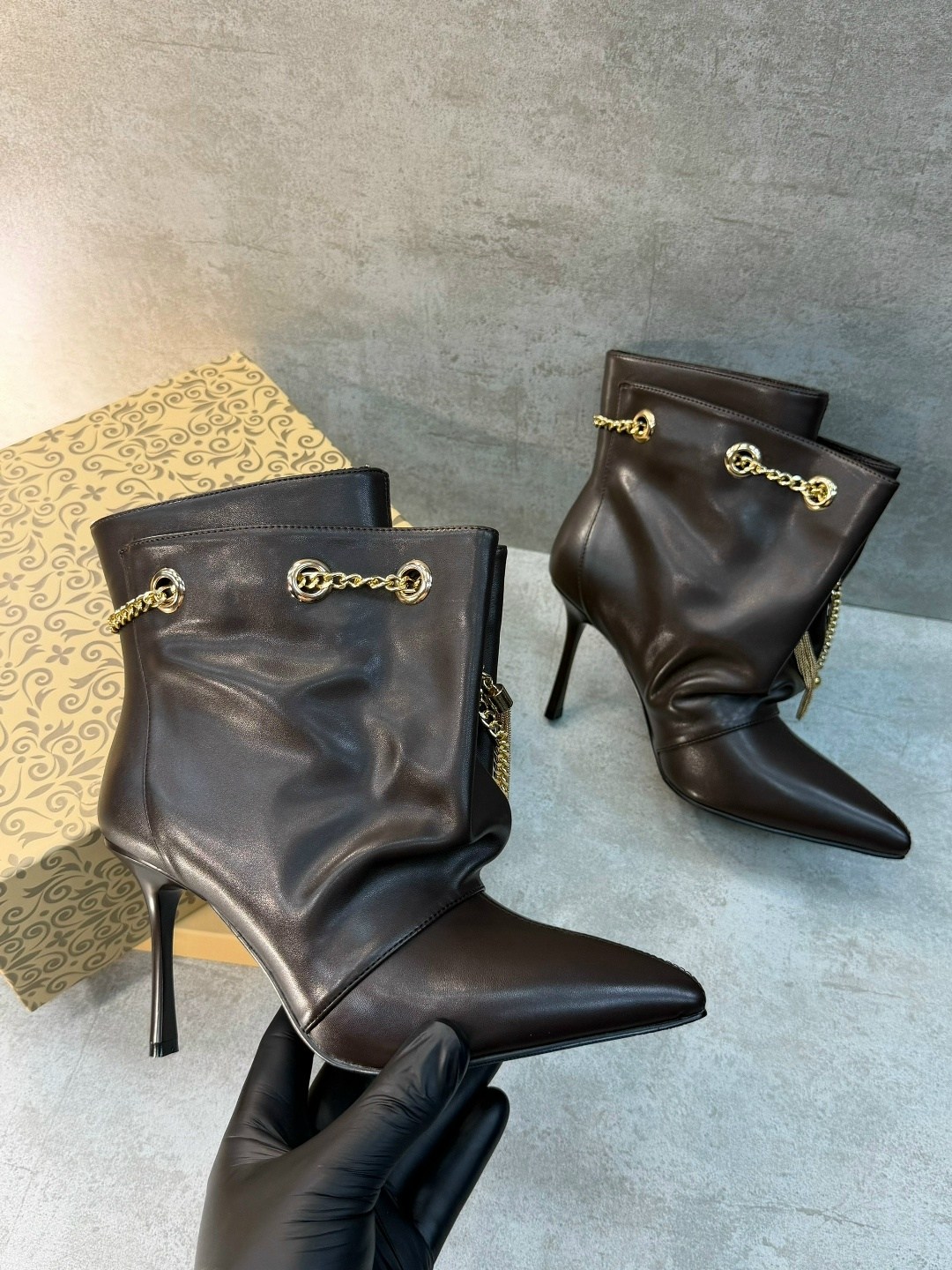 ,женские ботильоны,ботильоны balmain,ботильоны бальман,женская