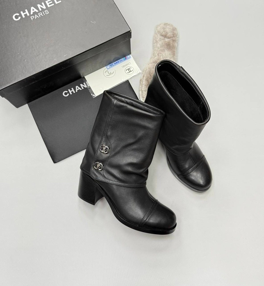 ботинки chanel,сапоги chanel,сапоги коко шанель,шанель сапоги,полусапожки chanel