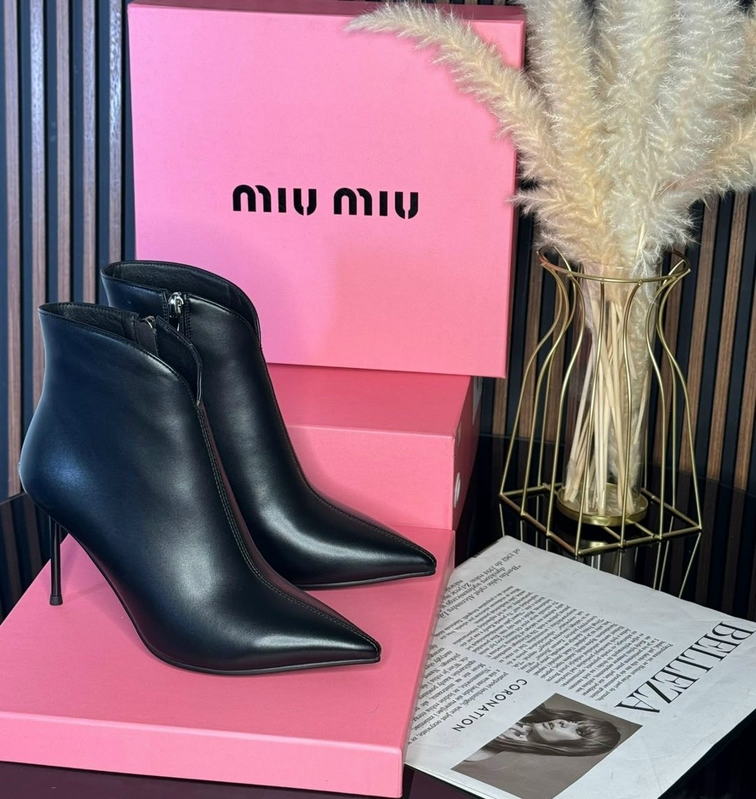 ботильоны miu miu,,ботильоны женские,ботильоны лаковые,стильные ботильоны