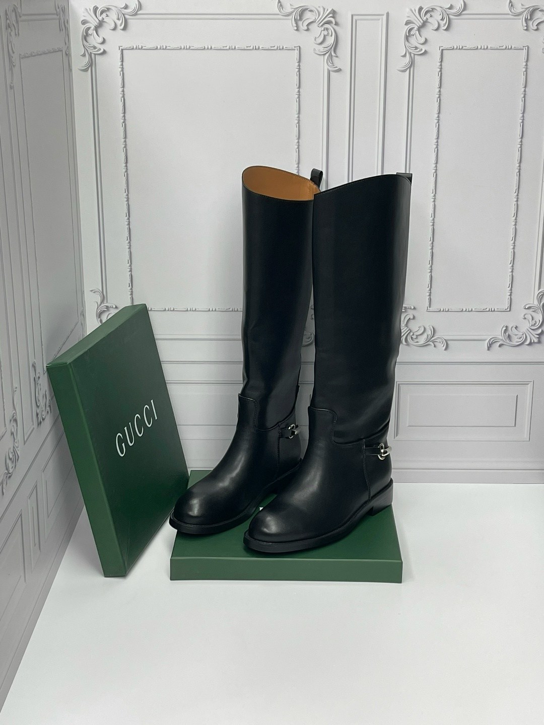 брендовые сапоги gucci женские кожаные на низком каблуке,гуччи жокейские сапоги,сапоги gucci,сапоги гуччи,женские сапоги