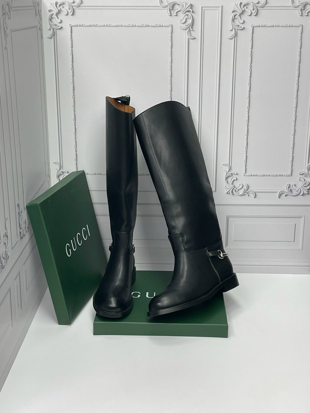 брендовые сапоги gucci женские кожаные на низком каблуке,гуччи жокейские сапоги,сапоги gucci,сапоги гуччи,женские сапоги