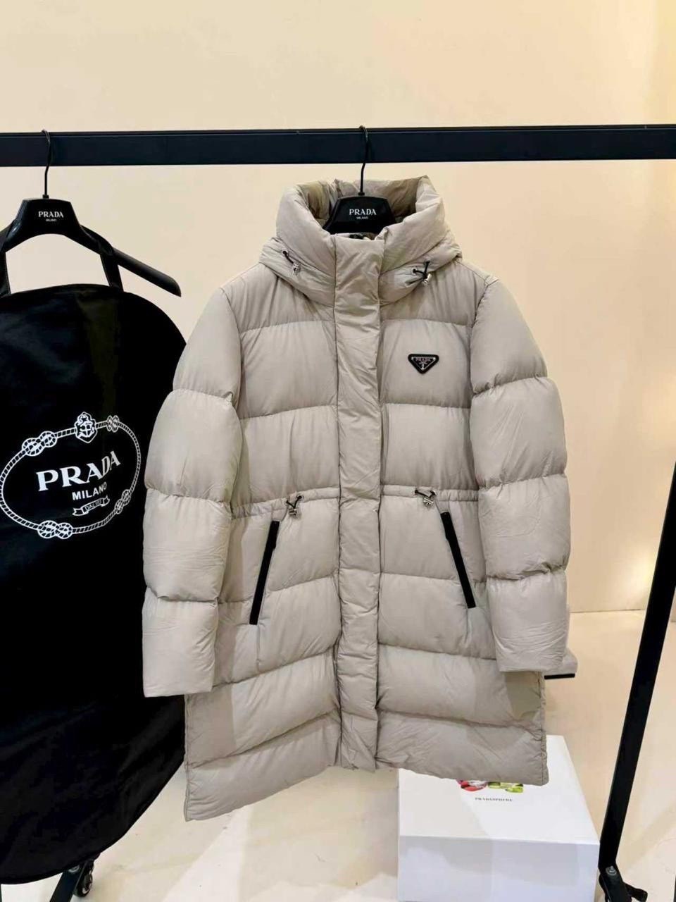 куртка женская зимний пуховик,пуховик теплый,пуховик prada,пуховик prada женский,пуховик зимний женский