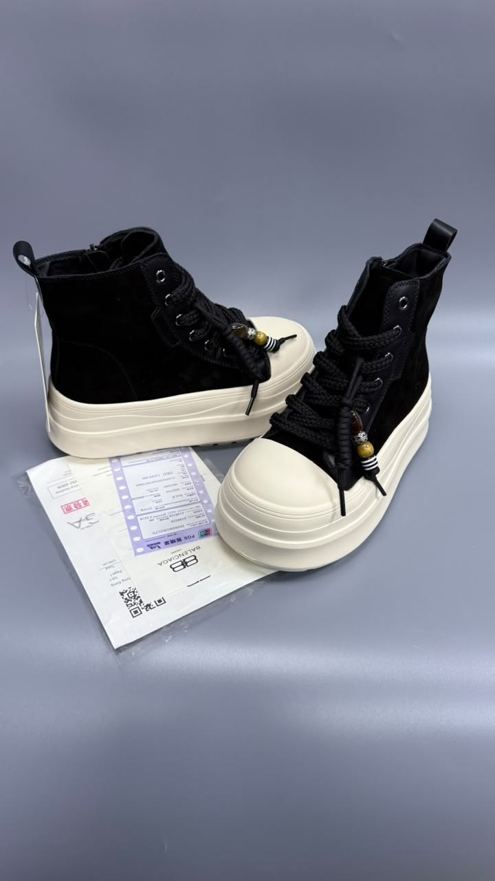 ,кроссовки rick owens,высокие кроссовки,мужские кроссовки на шнуровке,повседневная