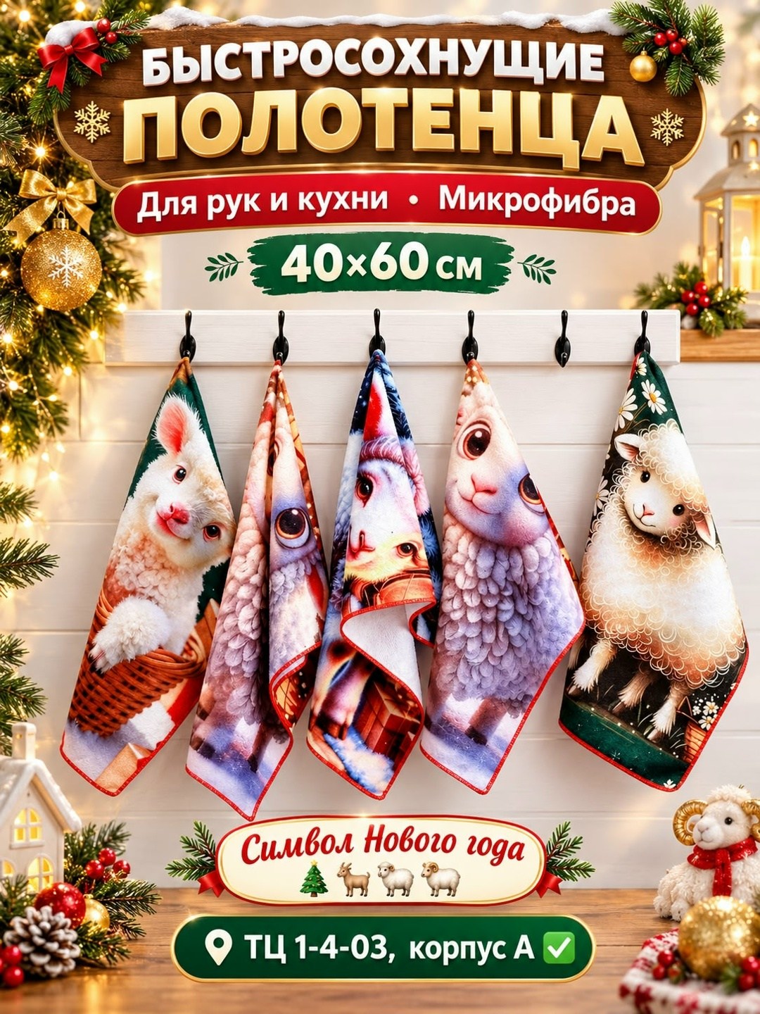 полотенца кухонные новогодние,полотенца кухонные набор,набор новогодних кухонных полотенец,полотенца кухонное из микрофибра,кухонное полотенце