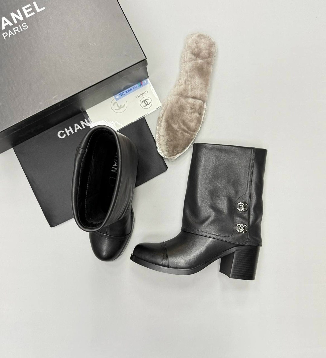 ботинки chanel,сапоги chanel,сапоги коко шанель,шанель сапоги,полусапожки chanel