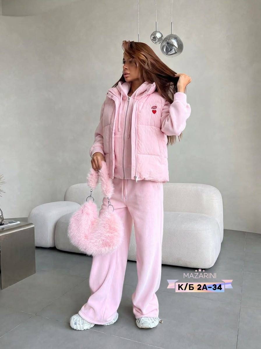 женский чёрный костюм тройка miu miu,женский теплый костюм тройка miu miu,костюм тройка с курткой black&brand,костюм тройка,костюм женский на флисе