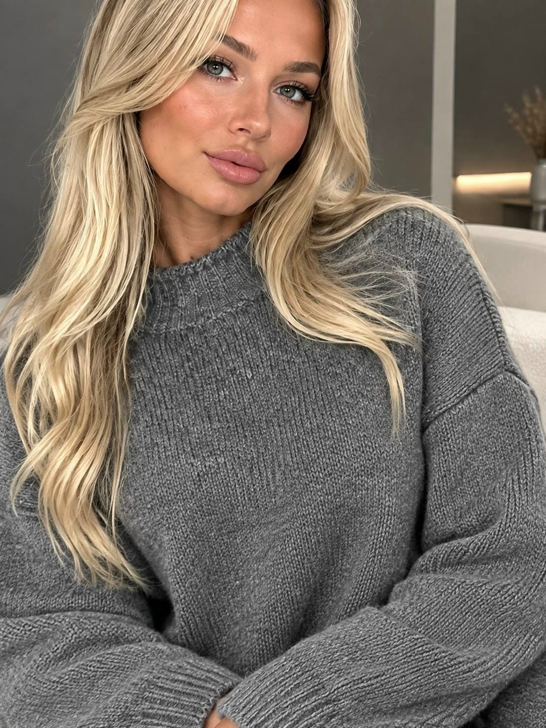 свитер оверсайз вязаный с горлом укороченный hs fashion,свитер оверсайз,свитер оверсайз с горлом jonny style,женский свитер оверсайз,свитер модный