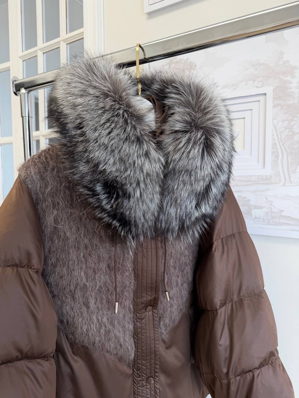 пуховик зимний куртка с мехом nanu furs,куртка оверсайз,зимние куртки,куртка оверсайз зимняя,короткий пуховик