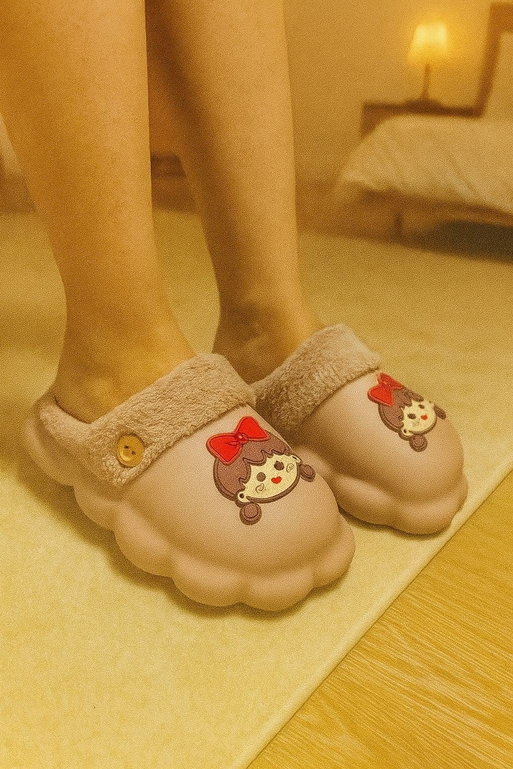 тапочки sanrio,плюшевые тапочки,тапочки для девочек,тапочки хелло китти,тапочки домашние женские