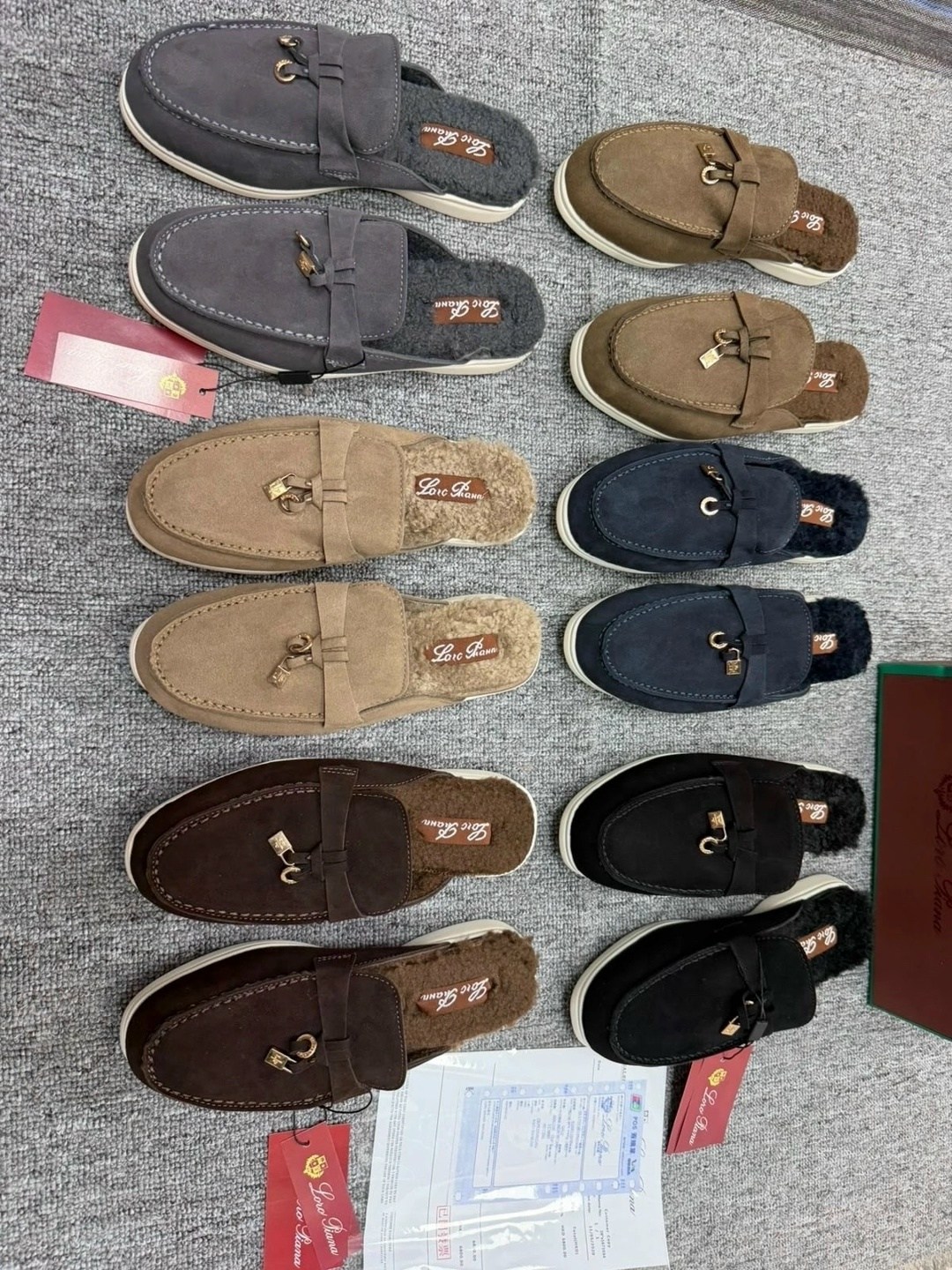 лоферы loro piana,лоферы женские loro piana,женские бежевые с мехом лоферы loro piana open walk,,замшевые лоферы loro piana