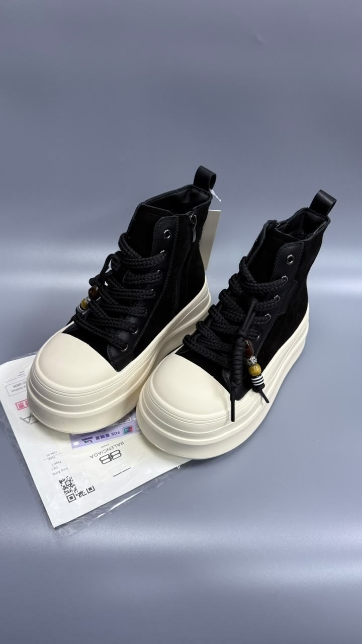 ,кроссовки rick owens,высокие кроссовки,мужские кроссовки на шнуровке,повседневная