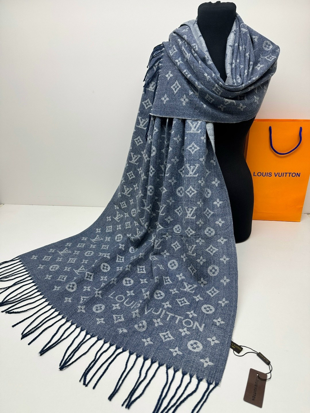 палантин/шарф louis vuitton тёплый,палантин louis vuitton,палантин шарф шаль платок louis vuitton,палантин теплый louis vuitton,палантин женский