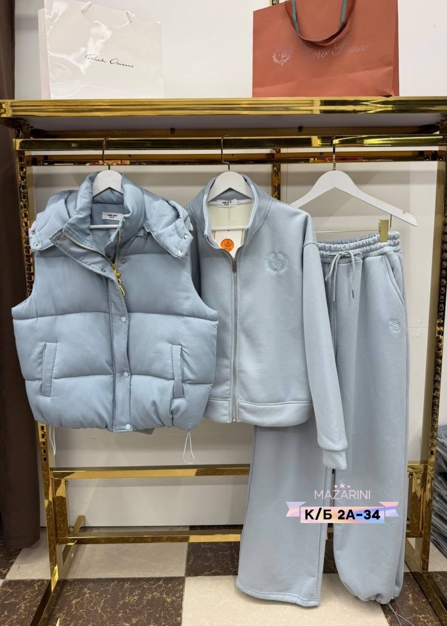 костюм тройка женский,костюм тройка с курткой black&brand,спортивный костюм тройка,костюм женский на флисе,женский чёрный костюм тройка miu miu