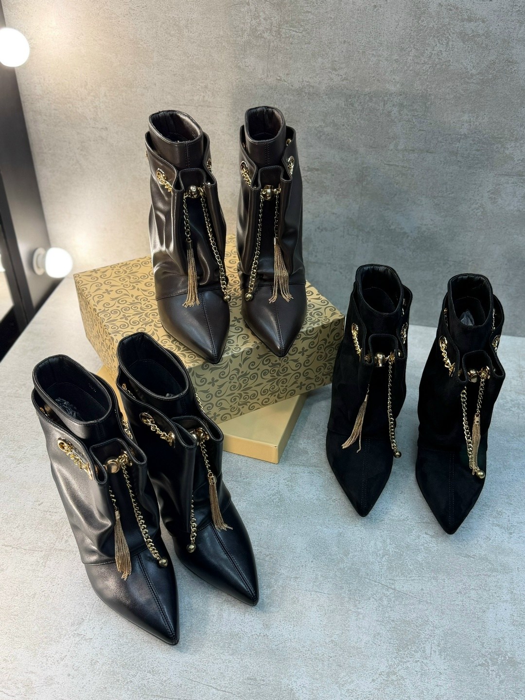 ,женские ботильоны,ботильоны balmain,ботильоны бальман,женская