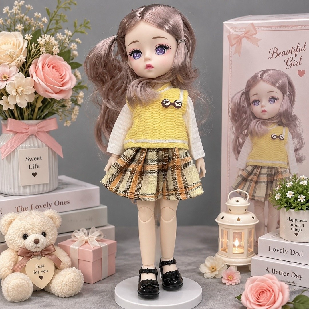кукла шарнирная little mania мария zw826-dro,шарнирная кукла,кукла шарнирная коллекционная,кукла для девочки шарнирная,кукла для девочки