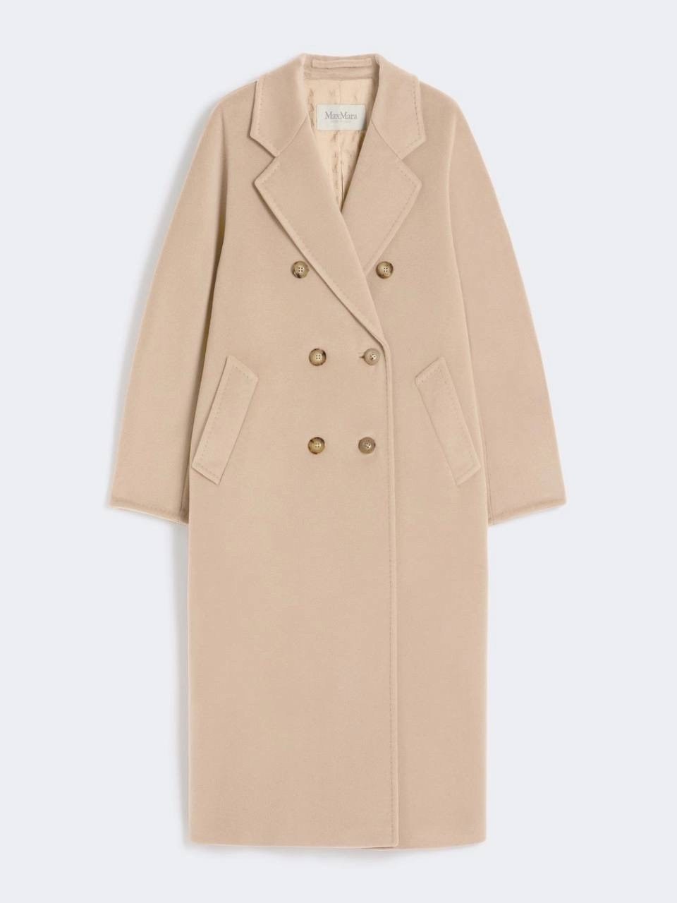 шерстяное пальто,пальто max mara,пальто для женщин,пальто оверсайз,бежевое пальто