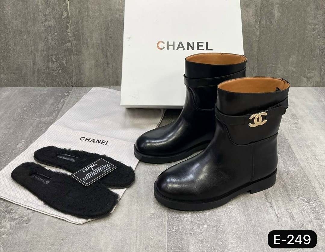 сапоги chanel,ботинки chanel,ботинки женские chanel,женские осенние сапоги chanel 2026 черные кожаные,chanel модная женская