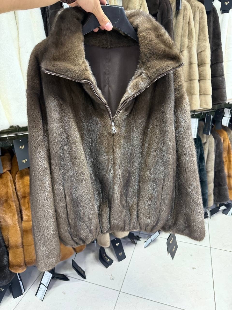 полушубок из норки,норковая шуба,шуба норка,шуба из норки,полушубок шуба с воротником автоледи норка короткая 46- 48 р