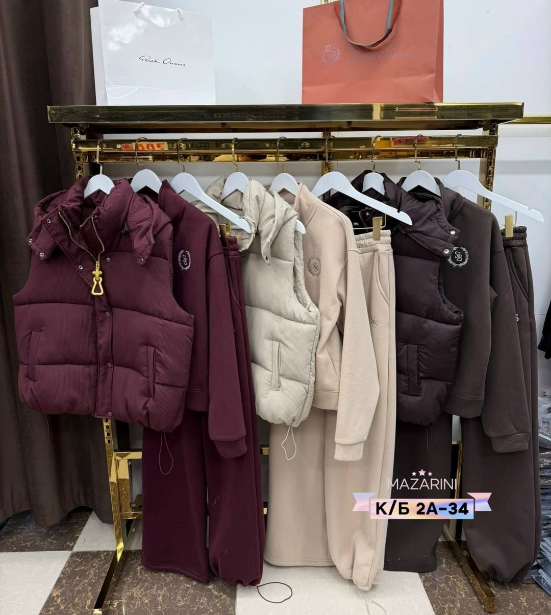 костюм тройка женский,костюм тройка с курткой black&brand,спортивный костюм тройка,костюм женский на флисе,женский чёрный костюм тройка miu miu