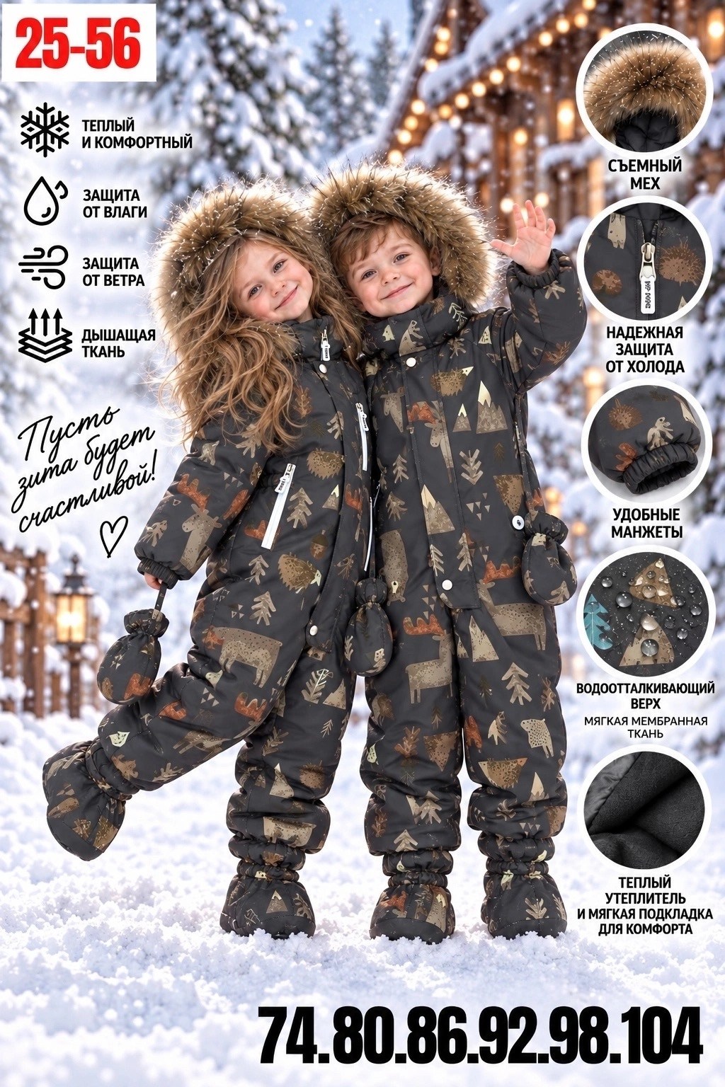 комбинезон зимний мембрана pogo kids lafamily,зимние комбинезоны,комбинезон зимний для мальчика arctland 847,зимний комбинезон детский happy baby, утепленный, черный камуфляж, размер 122,зимний комбин