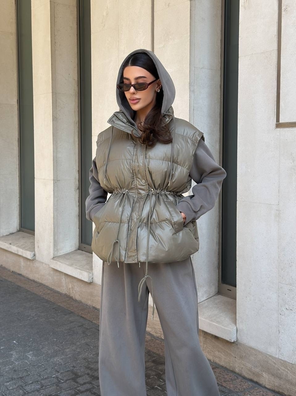 костюм спортивный,спортивный костюм zip худи + свободные брюки,костюм теплый,женский костюм,повседневный спортивный костюм
