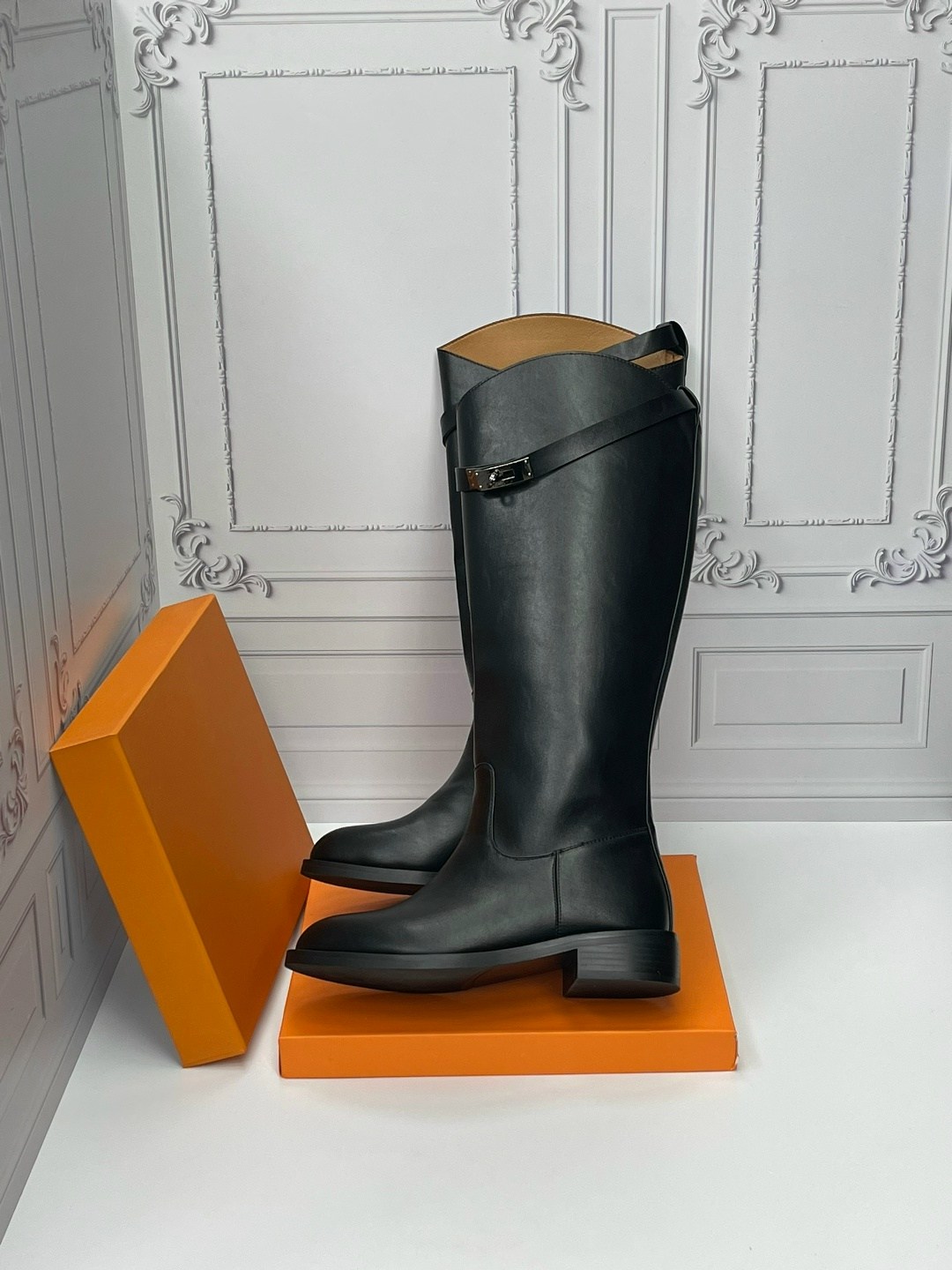 сапоги hermes женские,сапоги hermes,женские кожаные сапоги hermes чёрного цвета,сапоги эрмес,сапоги женские hermes кожаные размер 36-40