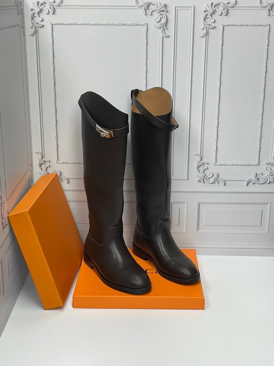 сапоги hermes женские,сапоги hermes,женские кожаные сапоги hermes чёрного цвета,сапоги эрмес,сапоги женские hermes кожаные размер 36-40