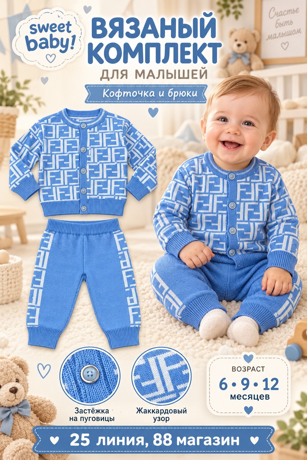 вязаный комбинезон для малыша,костюм для малыша,костюмчик,костюм вязаный для малыша,одежда для малыша