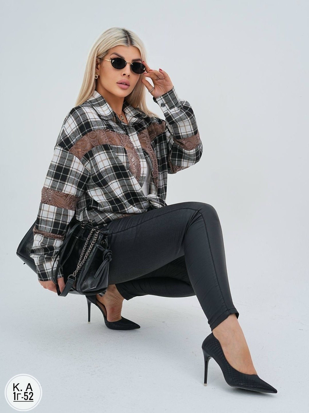 рубашка женская в клетку oversize zinnet,модные костюмы,рубашка в клетку женская,женская рубашка,блузка оверсайз