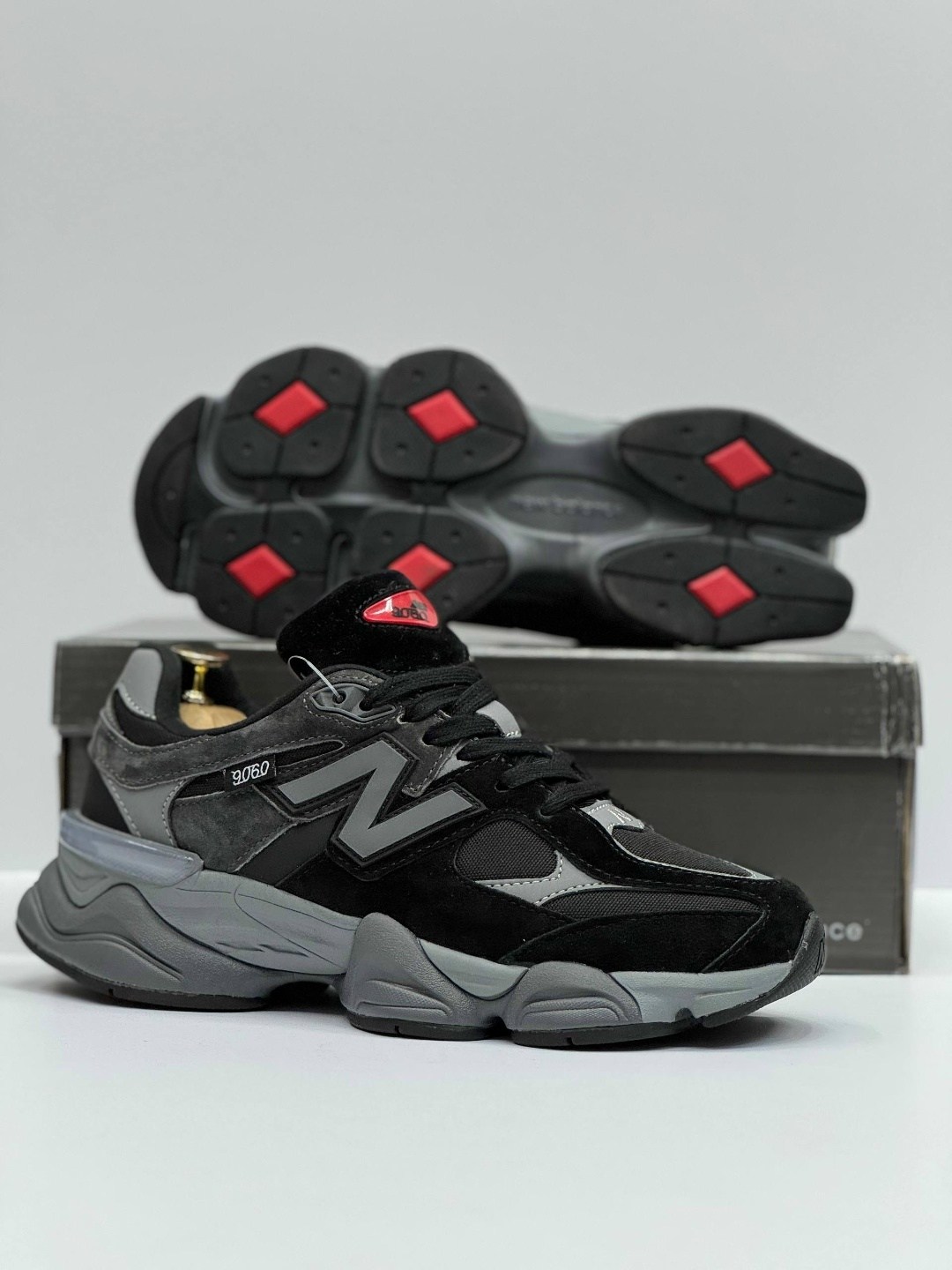 кроссовки new balance 9060,кроссовки new balance 9060 black castlerock,кроссовки new balance,кроссовки new balance 9060 unisex со шнурками черный,нью бэланс 9060