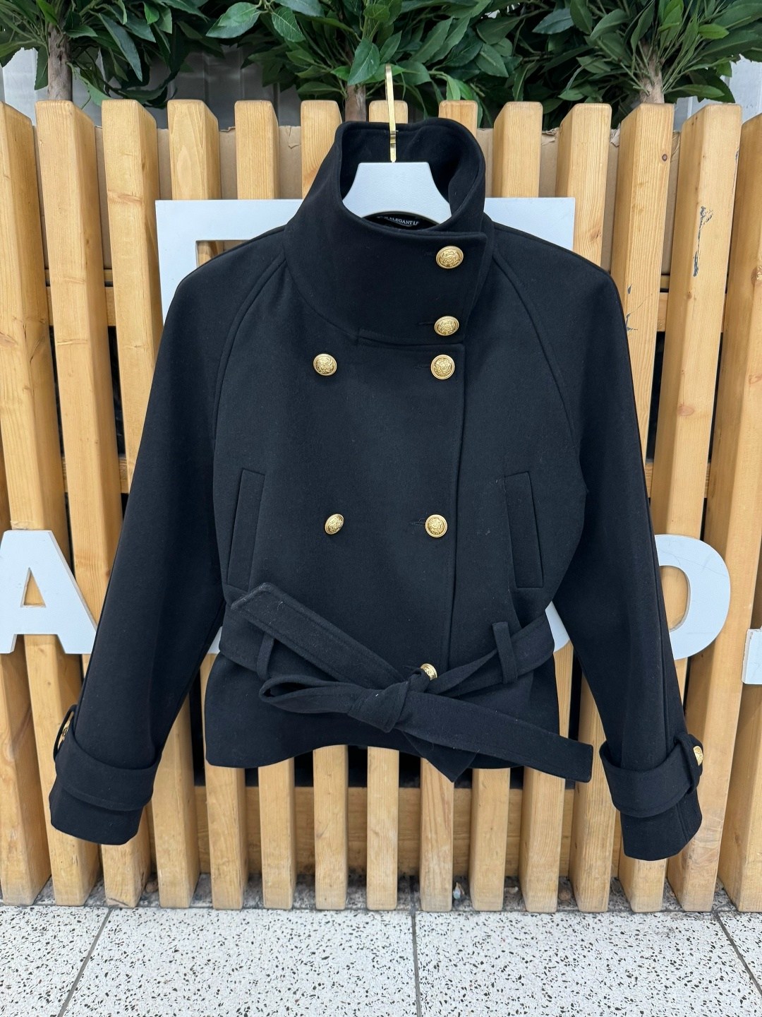 полупальто,пальто от eliseev.store бушлат женский укороченный в черном цвете,пальто черное,короткое пальто,короткое пальто женское