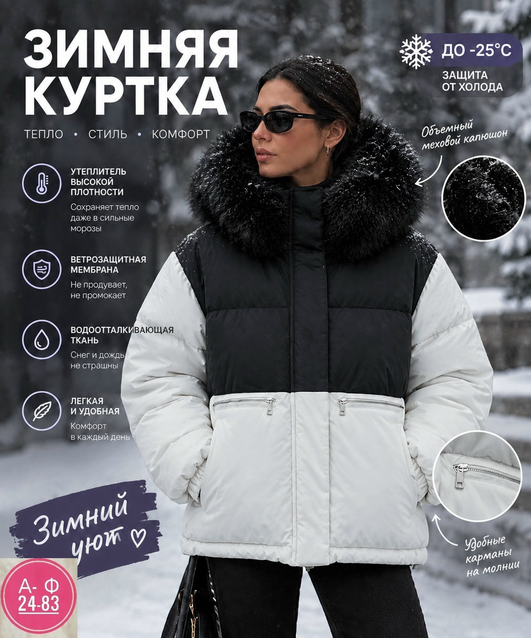 куртка-пуховик зимняя lardis,женская зимняя куртка,куртка женская зимняя с мехом енот премиум класса черного цвета,куртка женская зимняя с мехом енот премиум класса,куртка зимняя с капюшоном короткая