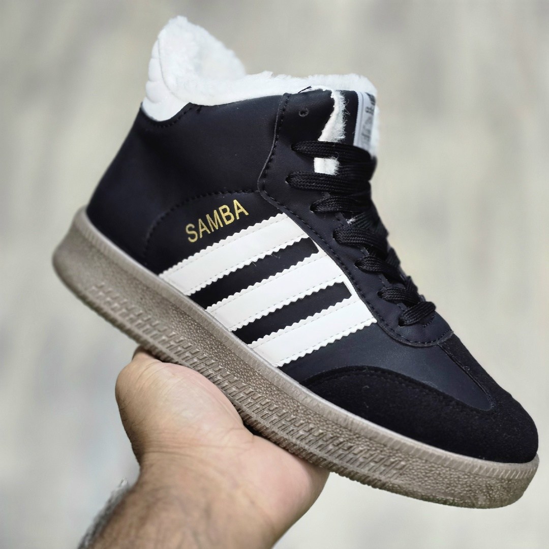 кроссовки высокие adidas samba зимние с мехом,кроссовки adidas samba,,мужские кроссовки adidas samba,adidas кроссовки