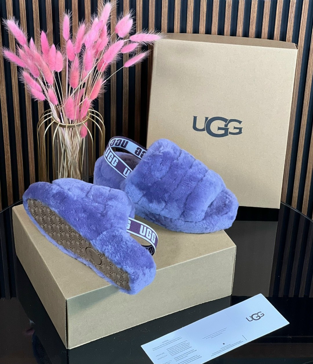 ugg slipper,,женские ugg,ugg меховые шлепки,тапочки ugg