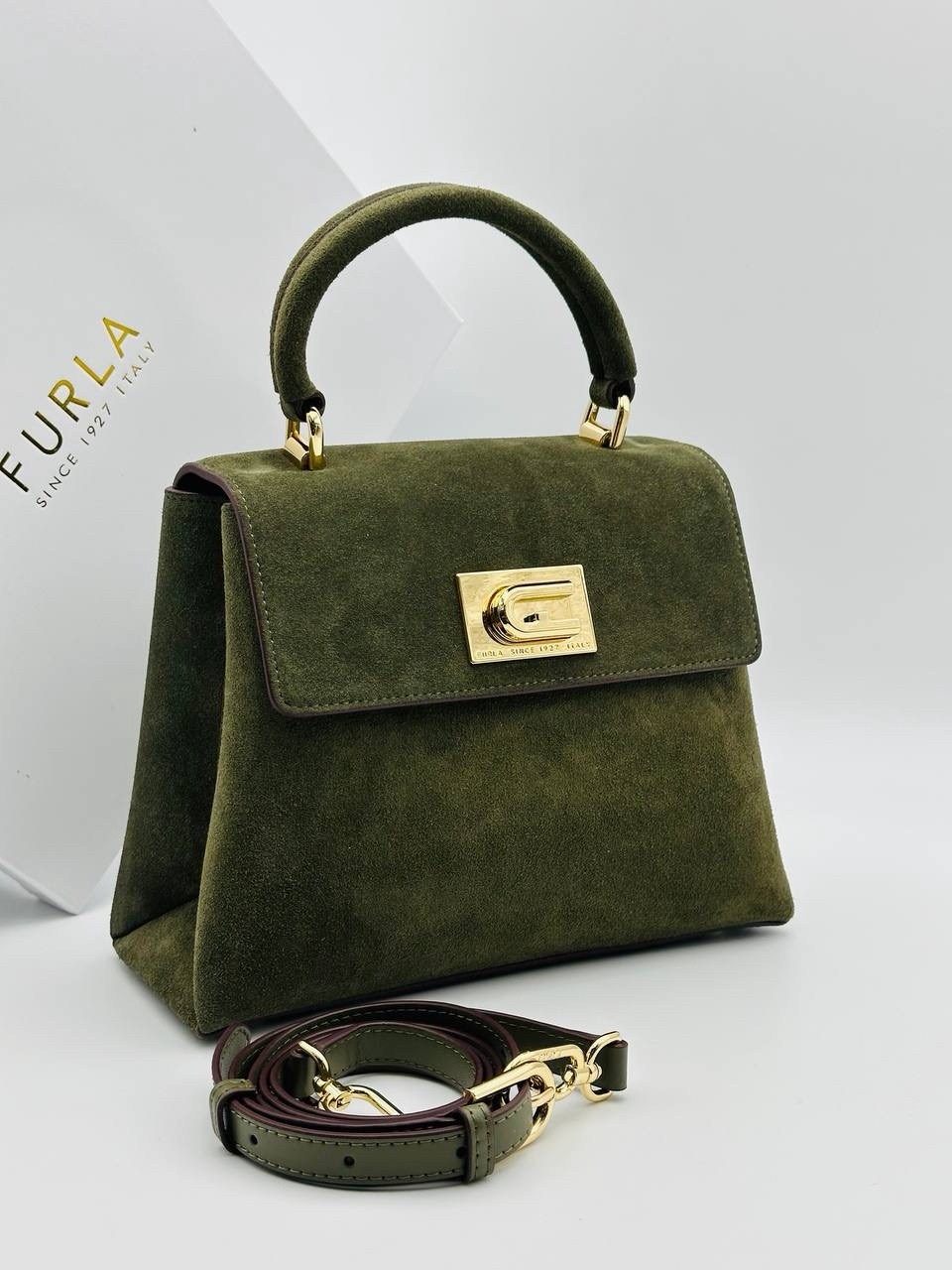 замшевая сумка,сумка,сумка женская furla,сумка из натуральной замши,сумка замшевая furla