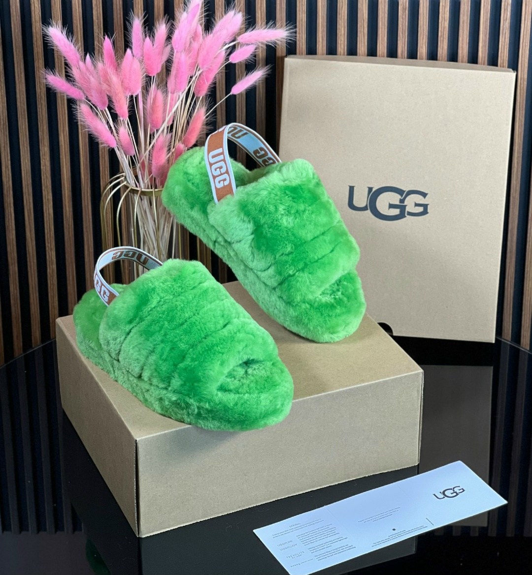 ugg slipper,,женские ugg,ugg меховые шлепки,тапочки ugg