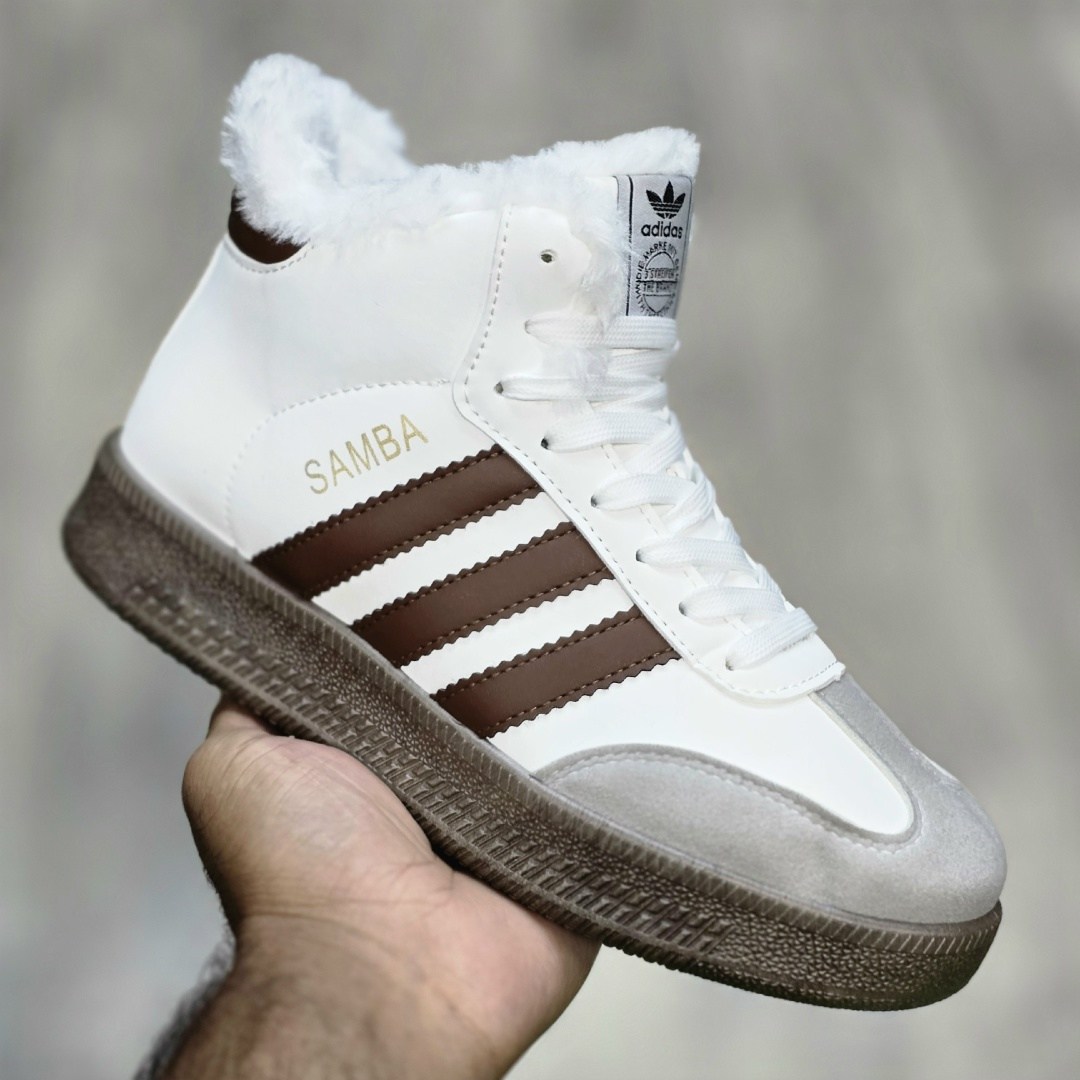 кроссовки высокие adidas samba зимние с мехом,кроссовки adidas samba,,мужские кроссовки adidas samba,adidas кроссовки