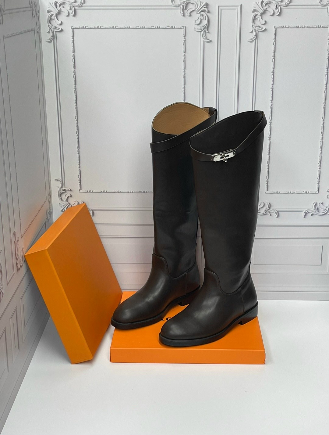 сапоги hermes женские,сапоги hermes,женские кожаные сапоги hermes чёрного цвета,сапоги эрмес,сапоги женские hermes кожаные размер 36-40