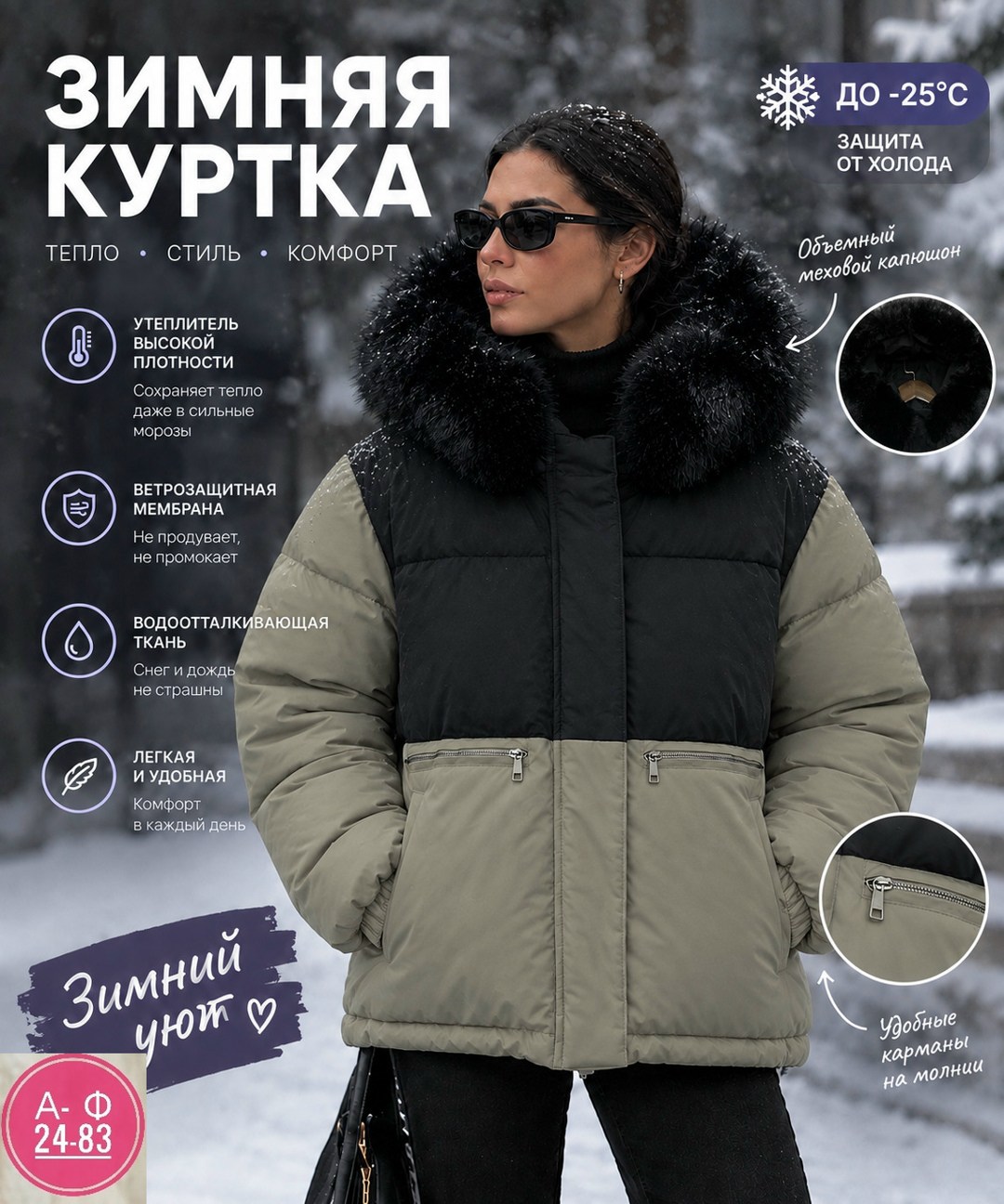 куртка-пуховик зимняя lardis,женская зимняя куртка,куртка женская зимняя с мехом енот премиум класса черного цвета,куртка женская зимняя с мехом енот премиум класса,куртка зимняя с капюшоном короткая