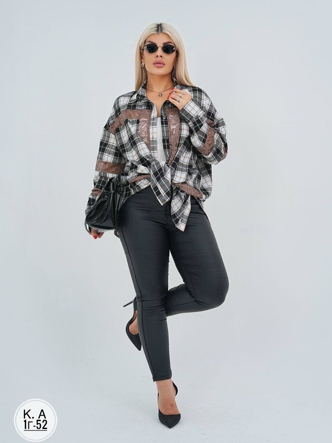 рубашка женская в клетку oversize zinnet,модные костюмы,рубашка в клетку женская,женская рубашка,блузка оверсайз