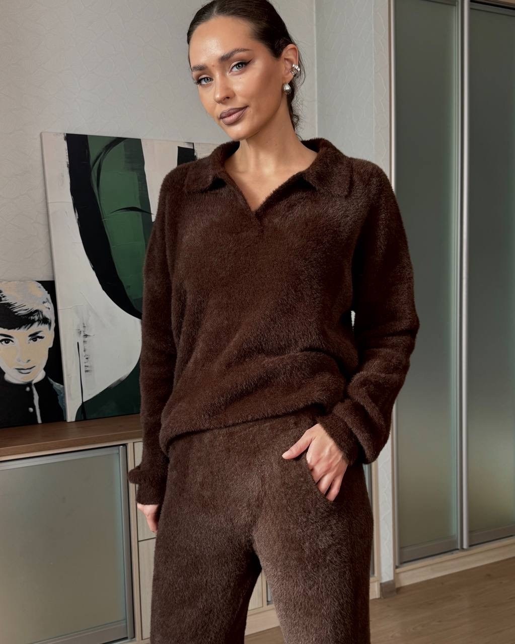 костюм с брюками,костюм женский теплый,теплый костюм,одежда костюм,одежда для женщин