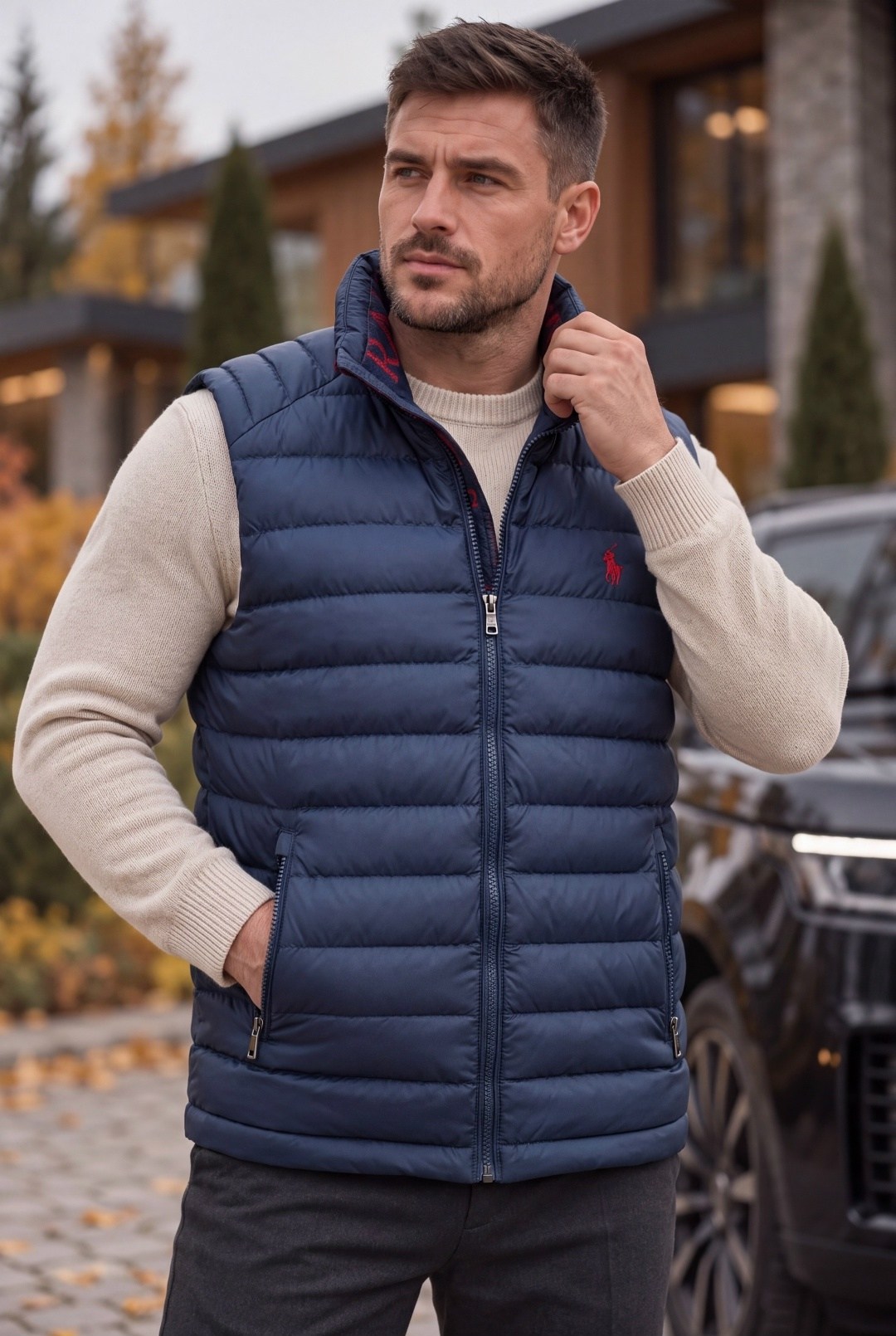 мужской жилет,polo ralph lauren packable down vest,жилетка мужская,стеганый жилет,жилетка