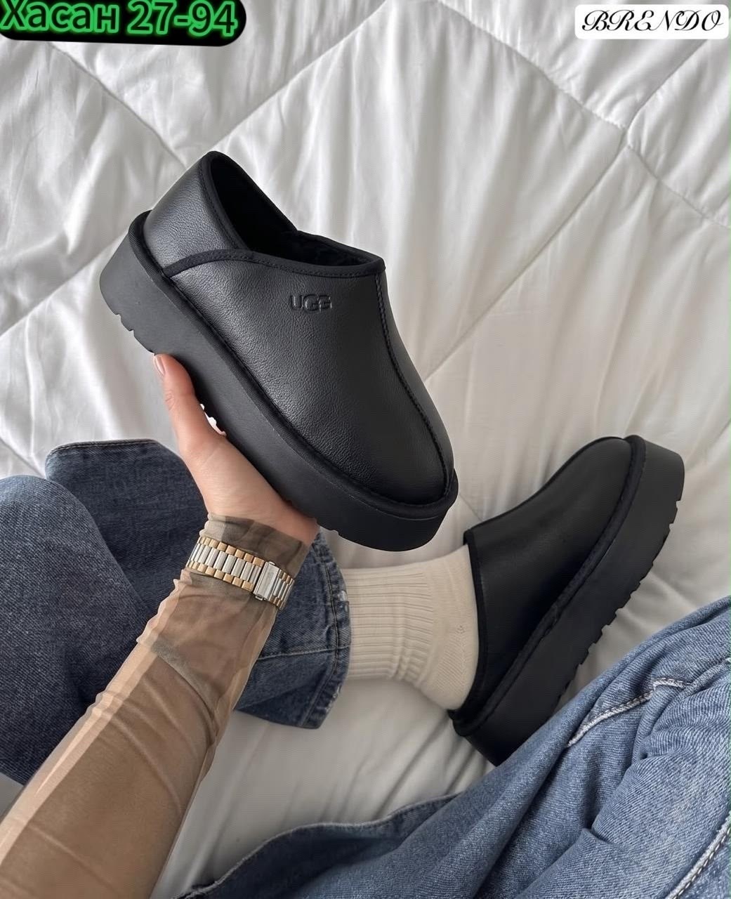 угги женские,,угги женские ugg,угги женский черный,ugg tazz platform leather black