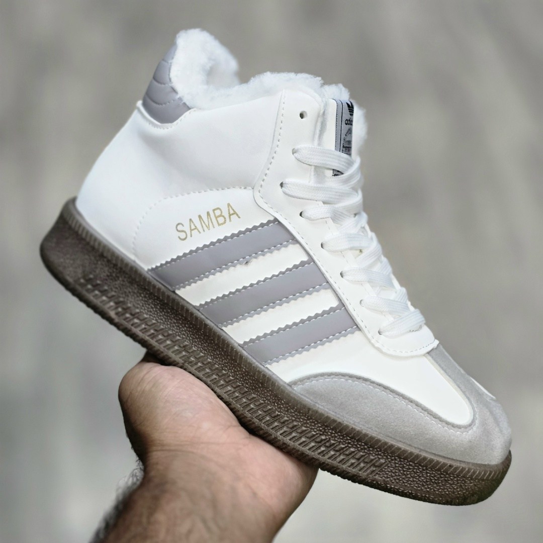 кроссовки высокие adidas samba зимние с мехом,кроссовки adidas samba,,мужские кроссовки adidas samba,adidas кроссовки