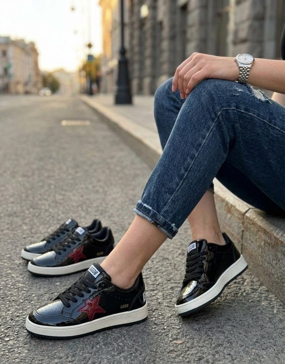golden goose кеды super-star с кристаллами черный,,golden goose black glitter sneakers,golden goose ssense exclusive black glitter superstar sneakers,голден гус кеды черные
