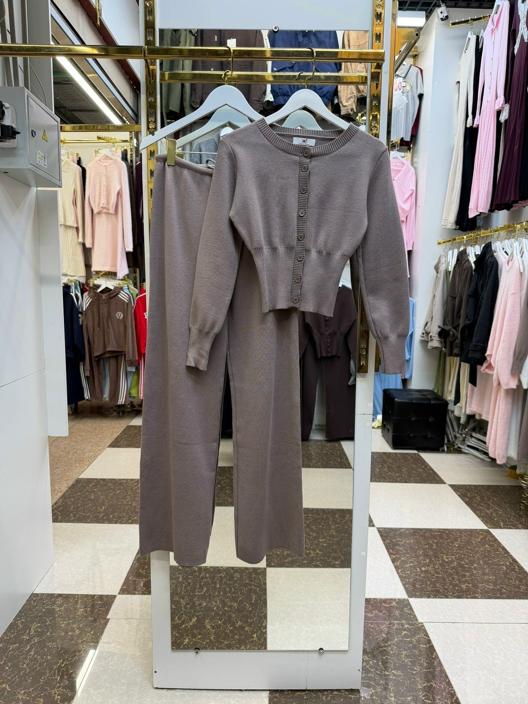 костюм двойка с брюками и кофтой top wear 529205314,костюм двойка с брюками,стильные костюмы,трикотажный костюм женский с брюками best mood,костюм двойка с брюками и кофтой top wear цвет сливочный мол